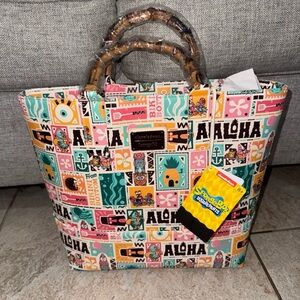 Loungefly SpongeBob SquarePants Characters Tote Bag NEW